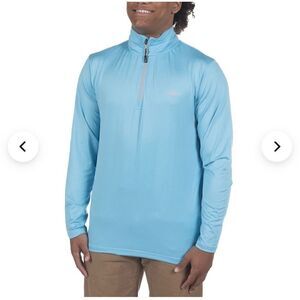 Habit Blue Black Fork Mountain Trail 1/4 Zip Top 2XL